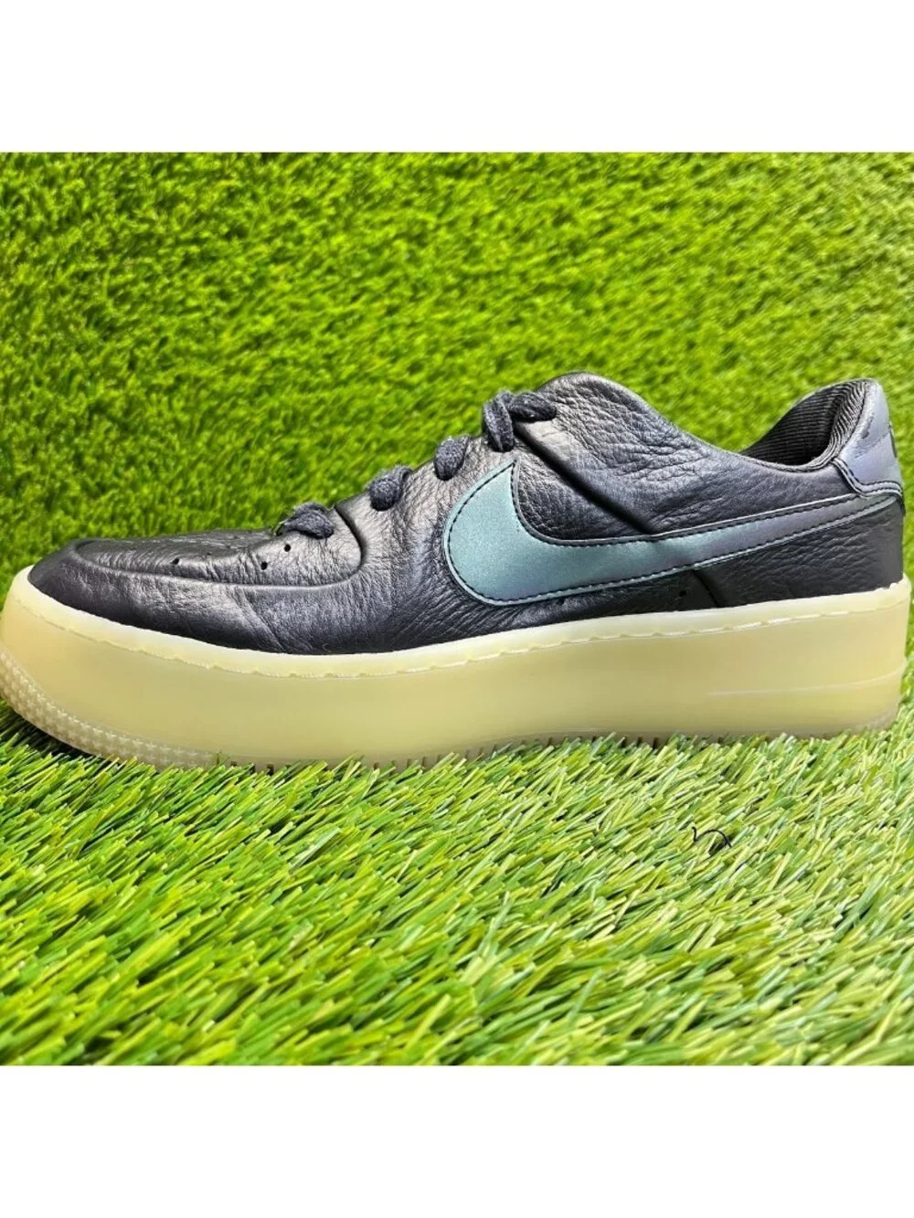 Nike Air Force 1 Sage Low LX Womens Size 8 Oil Gray Athletic Shoes Sneakers